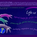 Life is Magic Home Page Website Design