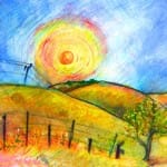 The Hills of Crockett Illustration by Julia Stege