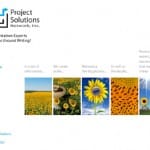 Project Solutions Website Home Page Design